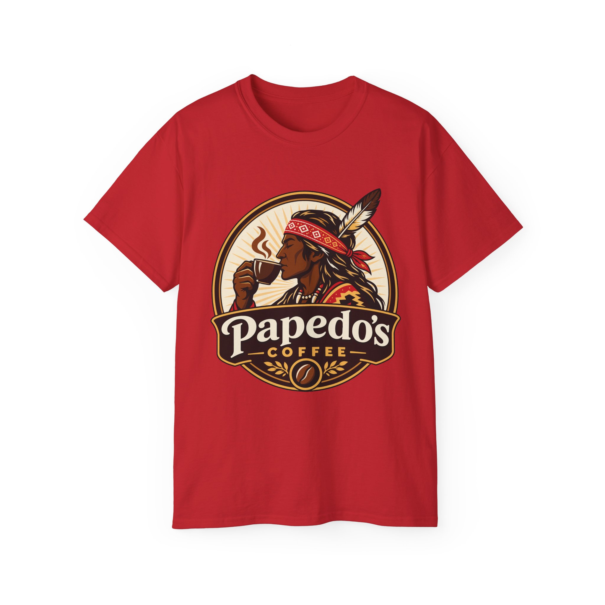 Coffee Tee — Papedo's Coffee Logo Shirt - Image 45