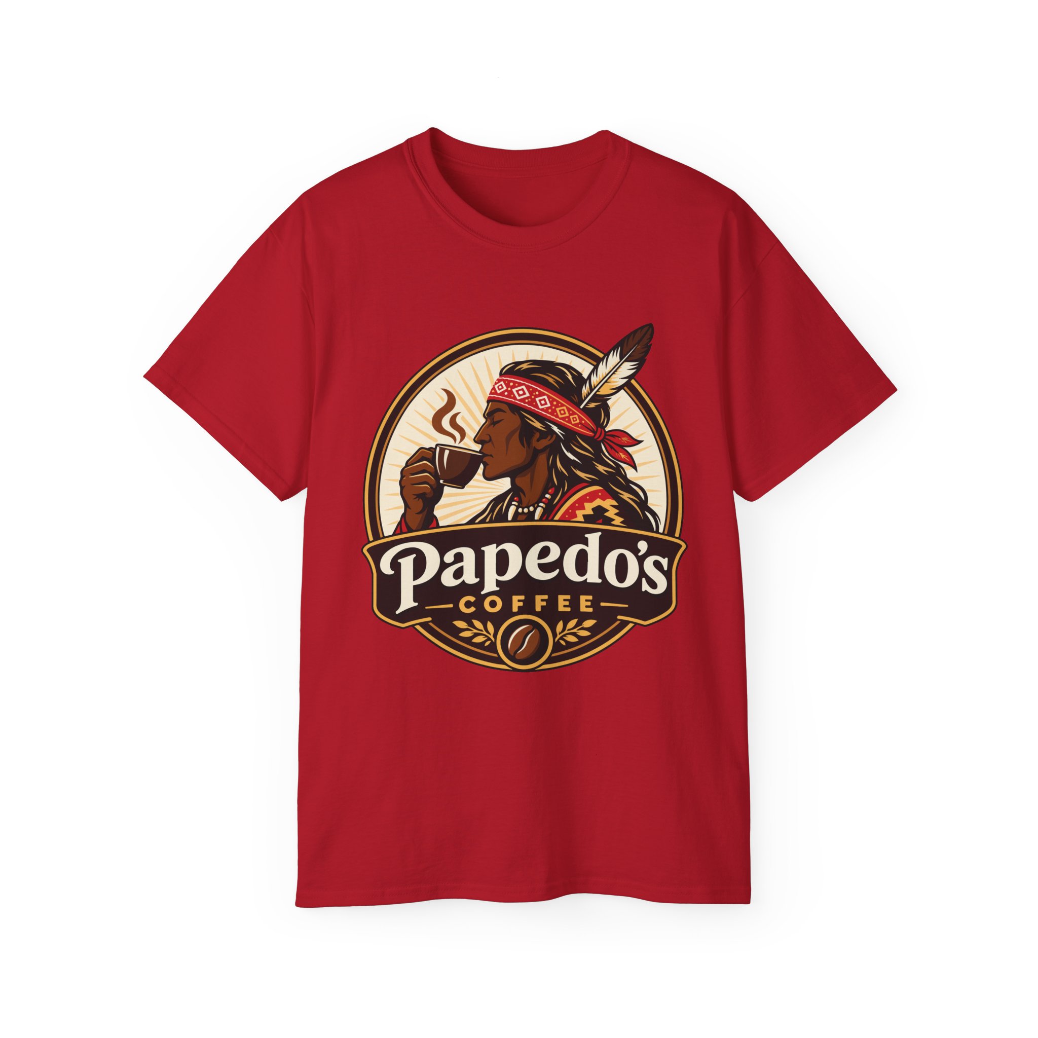 Coffee Tee — Papedo's Coffee Logo Shirt - Image 53