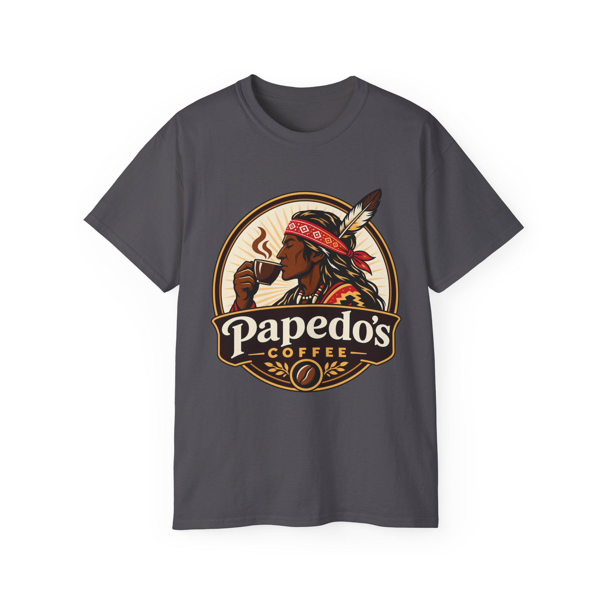 Coffee Tee — Papedo's Coffee Logo Shirt - Image 37
